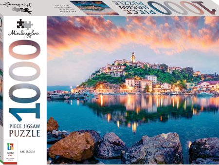 Mindbogglers 1000pc Jigsaw: Krk, Croatia Cheap