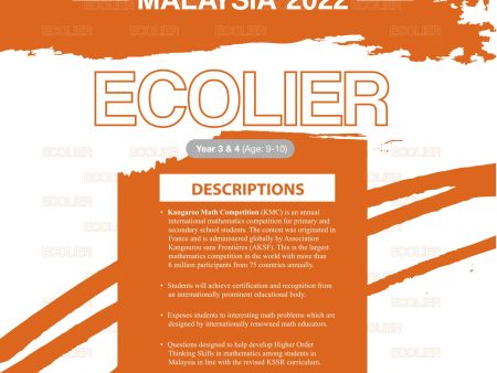 Kangaroo Mathematics Competition Malaysia 2022 (Ecolier) Discount