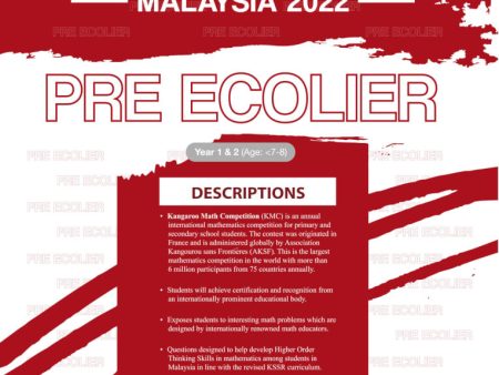 Kangaroo Mathematics Competition Malaysia 2022 (Pre Ecolier) Online Hot Sale