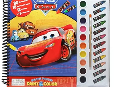 Disney Cars Deluxe Poster Paint & Color Hot on Sale