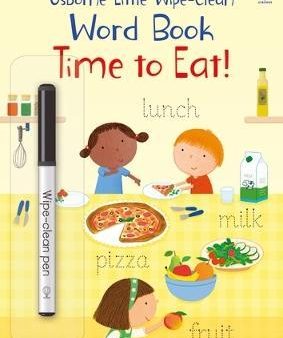 Little Wipe-Clean Word Book Time to Eat! Sale