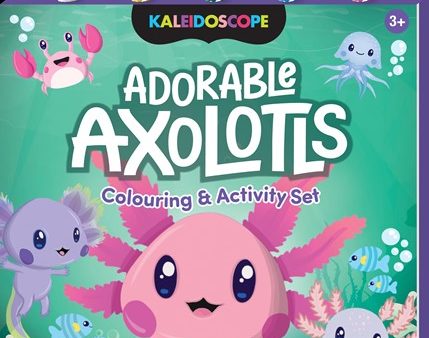 Adorable Axolotls Colouring and Activity Set For Sale