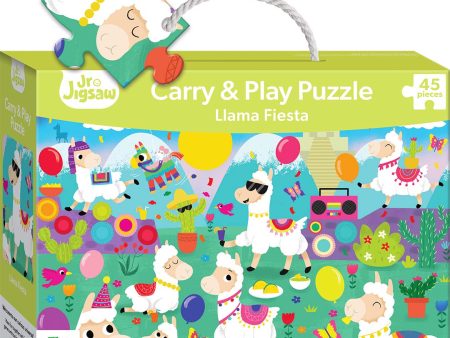 Junior Jigsaw Carry & Play: Llama Fiesta Hot on Sale