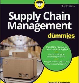 Supply Chain Management For Dummies, 3rd Edition Cheap