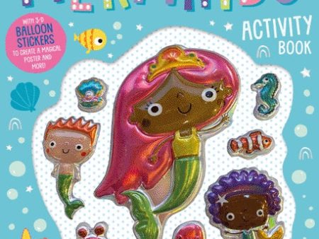 Balloon Stickers Mermaids Activity Book Supply