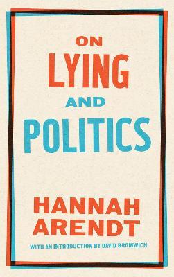 On Lying and Politics : A Library of America Special Publication For Sale